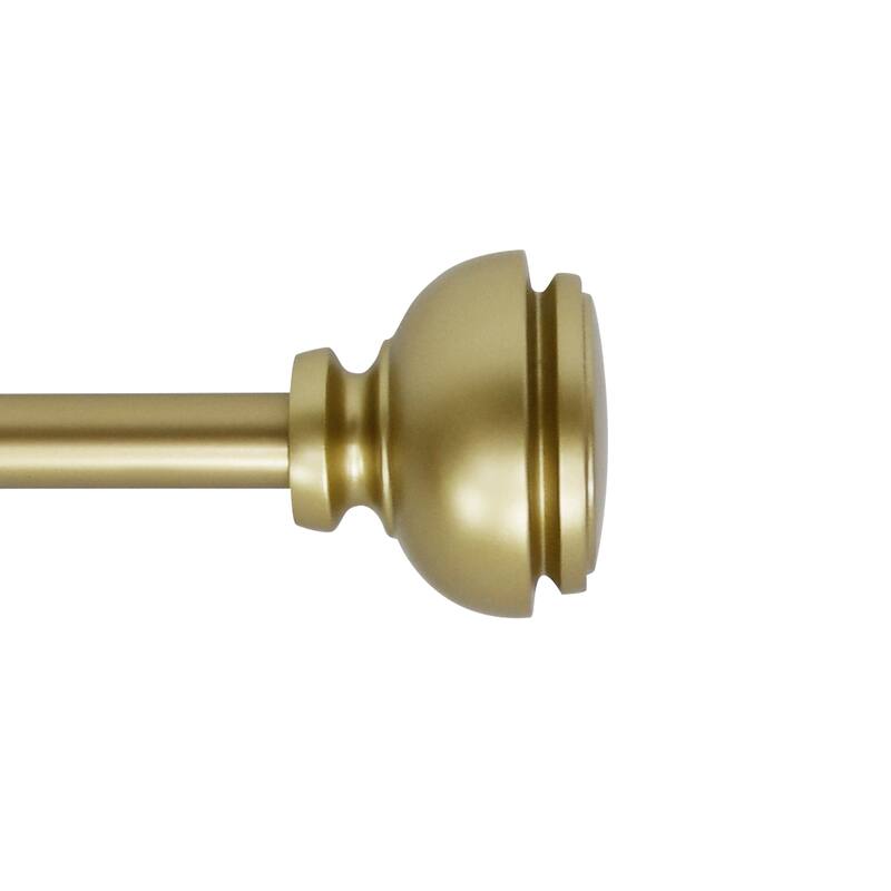 Lily Adjustable Single Curtain Rod 84" to 120"Copper On Sale Bed